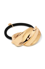 Golden Twist Hair Tie