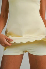 Country Club Scallop Mini Dress