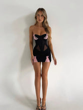 Meredith Strapless Mini Dress Black