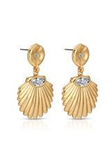 Santorini Shell Drop Earrings
