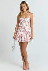Pink Tea Society Mini Dress