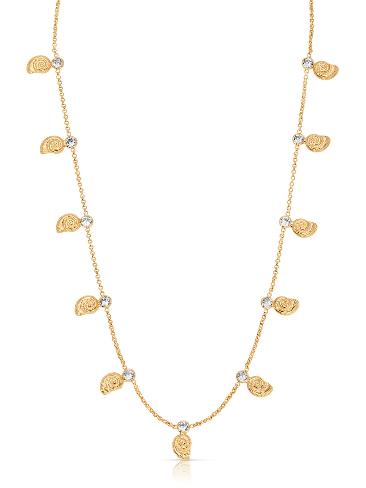 Nautilus Shell Charm Necklace